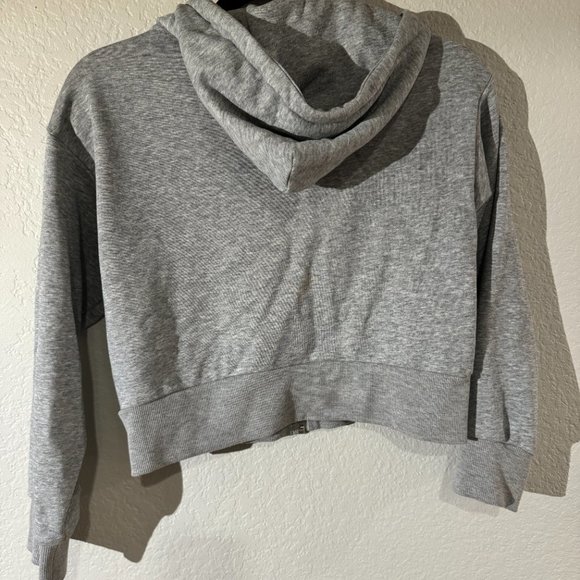Adam Sellman Sport - Grey Cropped Zip Hoodie - Small - Picture 6 of 6